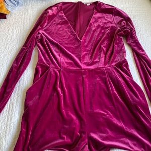 short romper with long sleeve